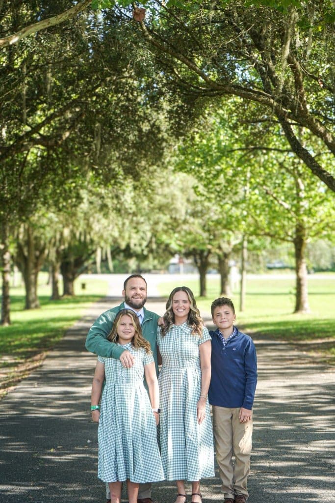 Brother Jay and his wife Merissa, son Wesley (age 13) & daughter Madison Hill (age 11)